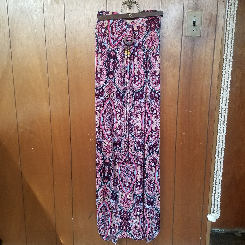 Strapless Summer Maxi Dress